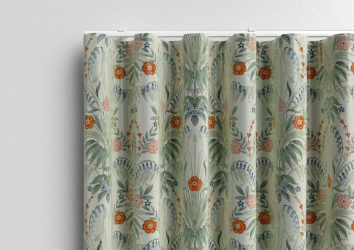 Cotswold Faux Silk, Persimmon - Made to Measure Curtain - Image 13